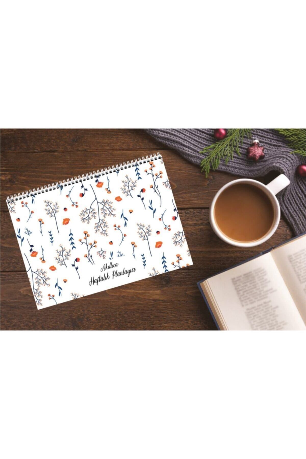 Haftalık Planlayıcı 13,5 X 19,5 Cm Weekly Planner Flower Defter