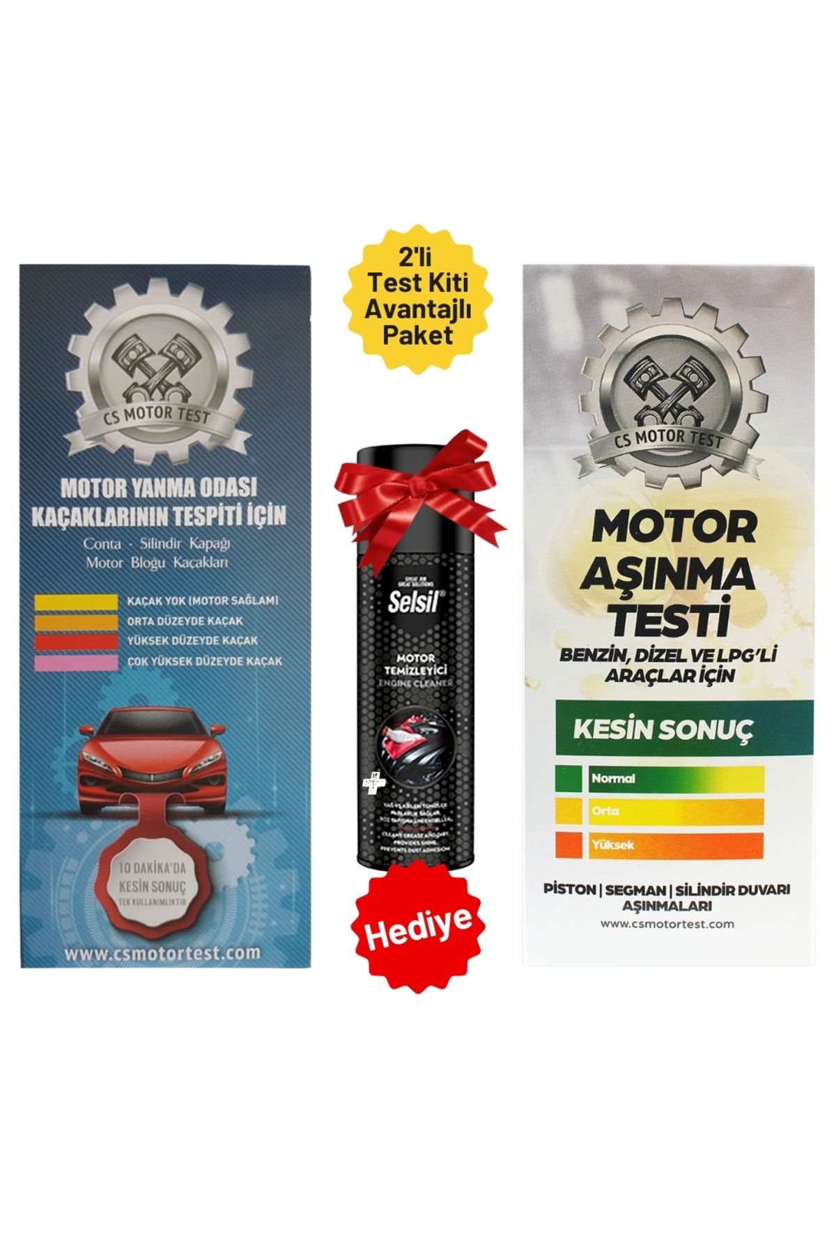 Cs Motor Aşınma Ve Conta Kaçak Testi- Avantajlı 2'li Paket