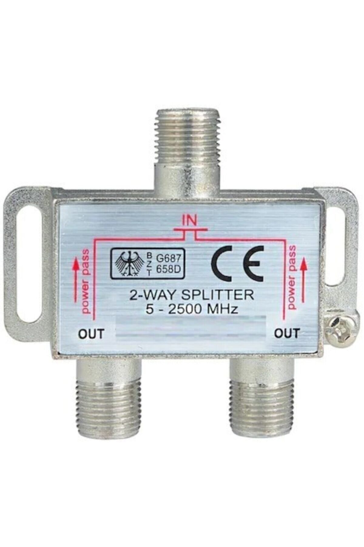2 Li Uydu Splitter Kablo Tv Rg6 4818p Çoklayıcı Dağıtıcı Anten Çanak Çevirici Switch Hub