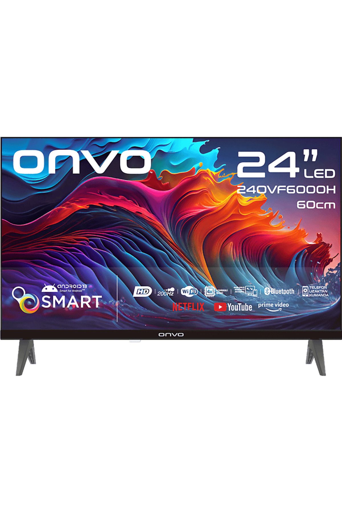 24OVF6000H  24 inç 60 Ekran Uydu Alıcılı Smart LED TV