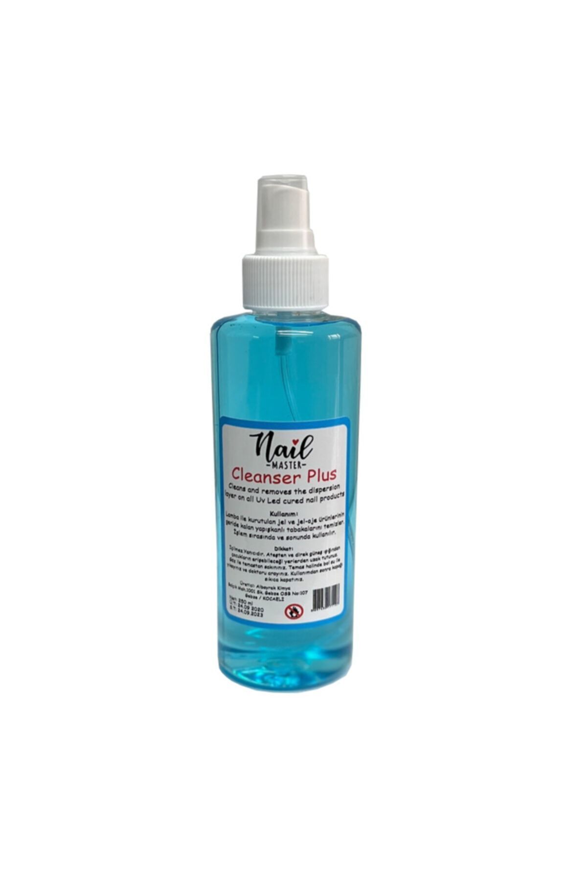 Kalıcı Oje Protez Tırnak Yapışkanlık Temizleme Spreyi Cleanser 250ml