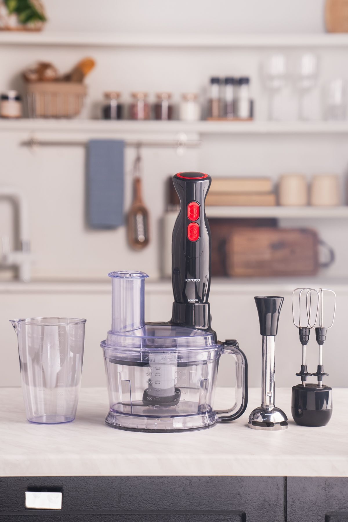 Pro Multimax 6 in 1 Çok Amaçlı Mutfak Robotu/Blender Seti Black