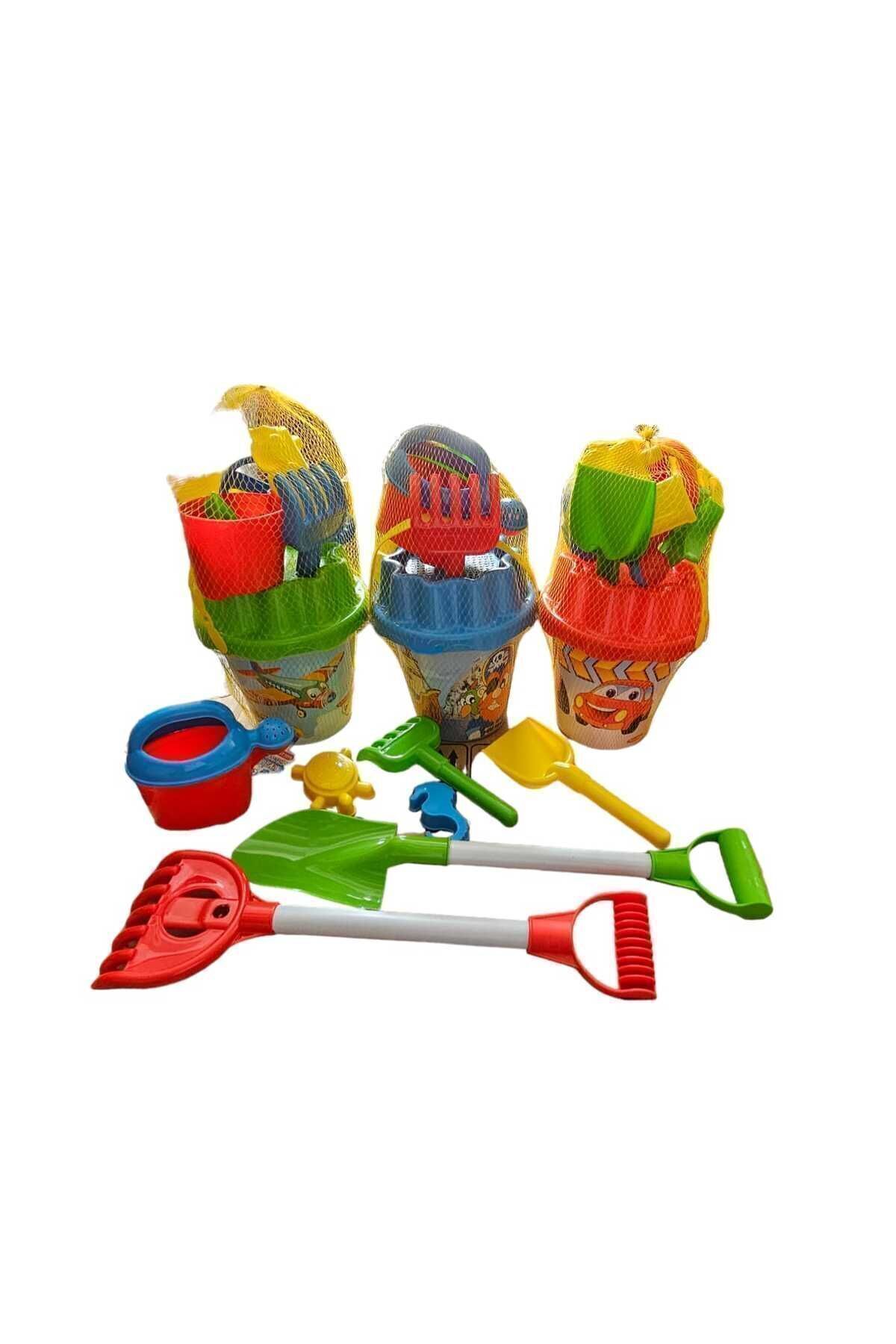 Buyuk Boy Kum Kova Kürek Kalıp Büyük Kürek Ve Tırmık Plaj Setleri