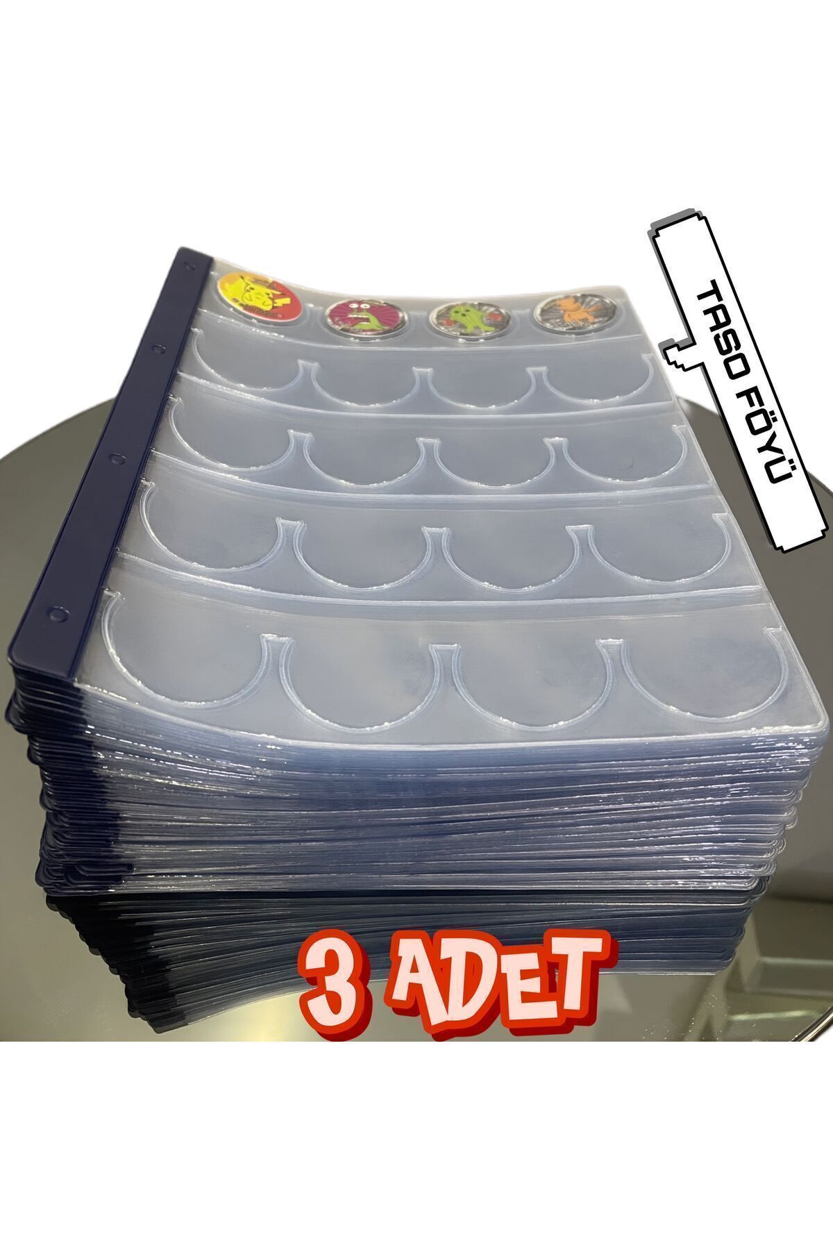 Taso Föyü (3 ADET) - (TOPLAM 60 ADET TASO ALIYOR) - (4CM ÜRÜNLER SIĞMAKTADIR)