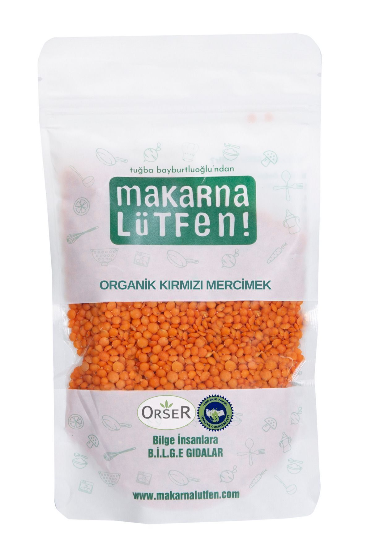 Organik Kırmızı Mercimek (250 G)
