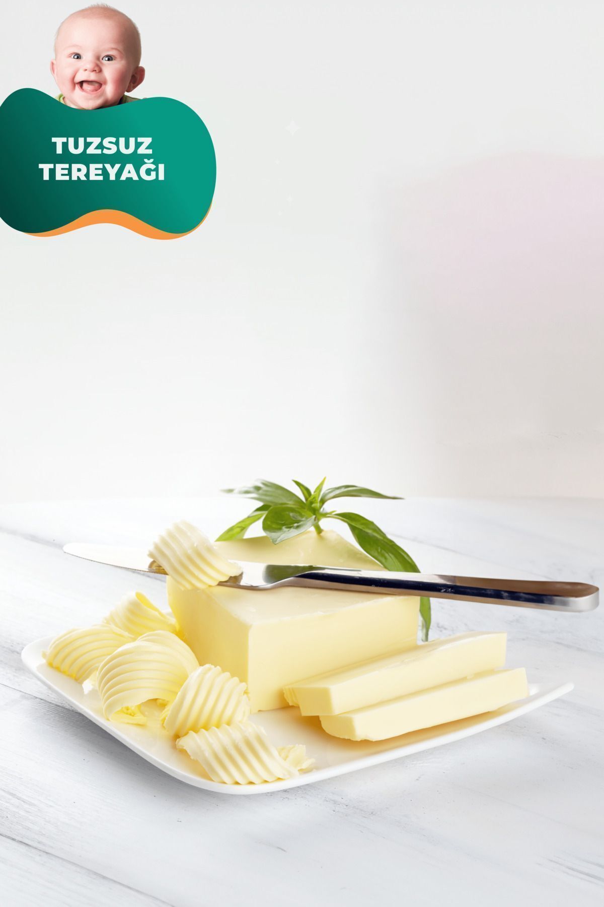 Tuzsuz Tereyağı (EZGİ SÜT- TUZSUZ VE RENKLENDİRİCİSİZ - 200 G)