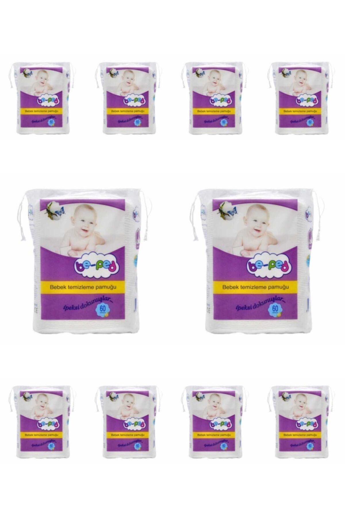 Bebek Pamuğu 60'lı Paket X 10 Adet