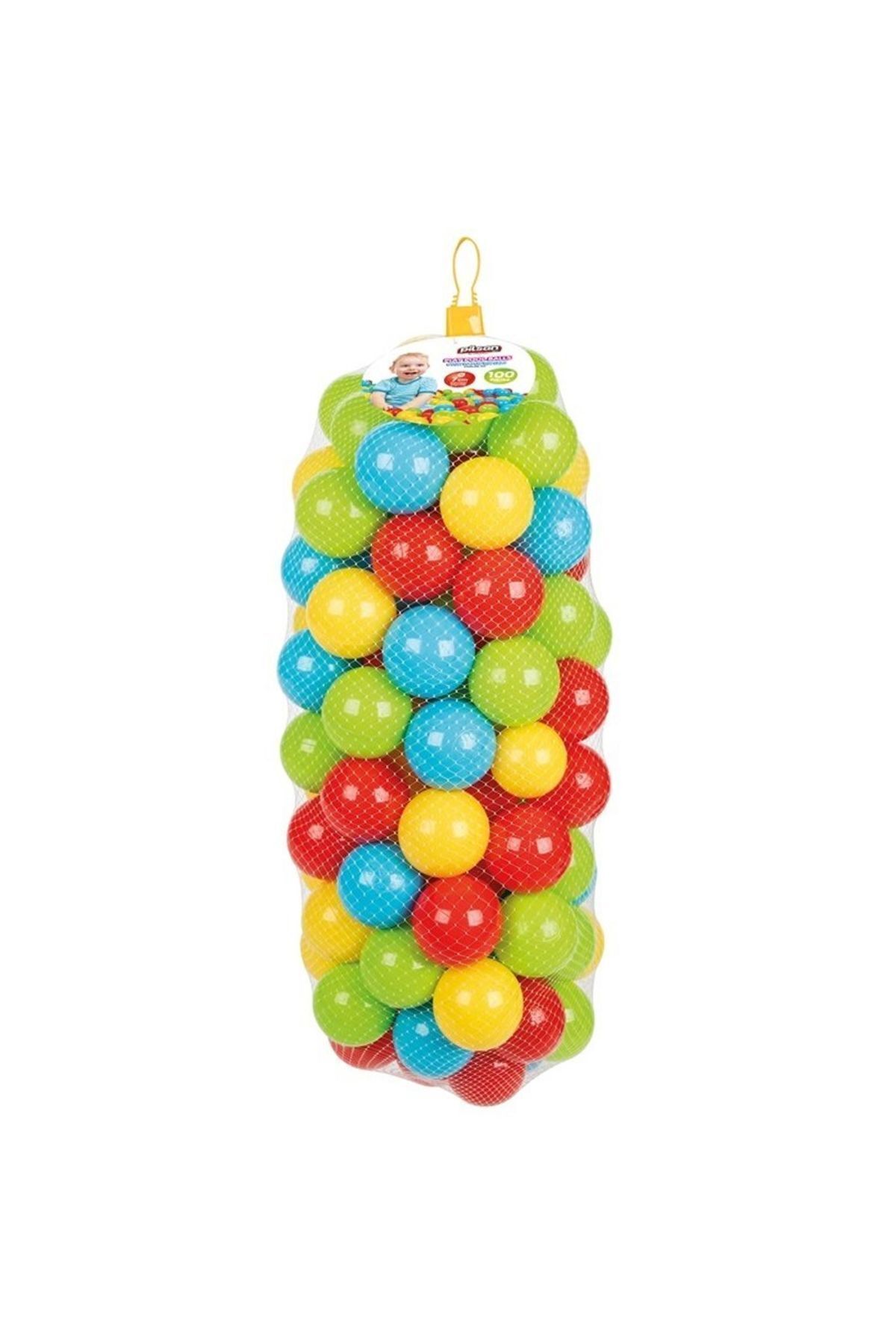 Pilsan Oyuncak Havuz Topu 7 Cm 100 Lü Fileli Havuz Topu