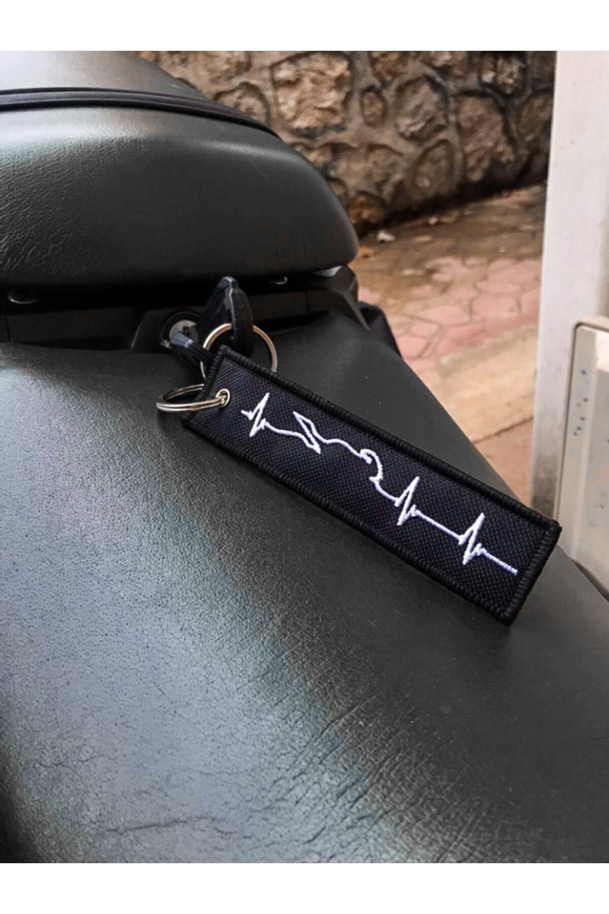 Ritim Motorcu Kumaş Anahtarlık