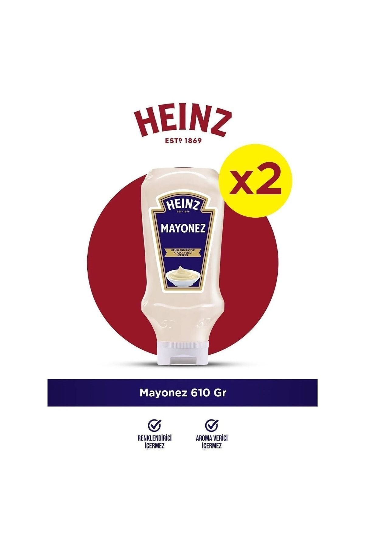 Mayonez 610 Gr X 2 Adet