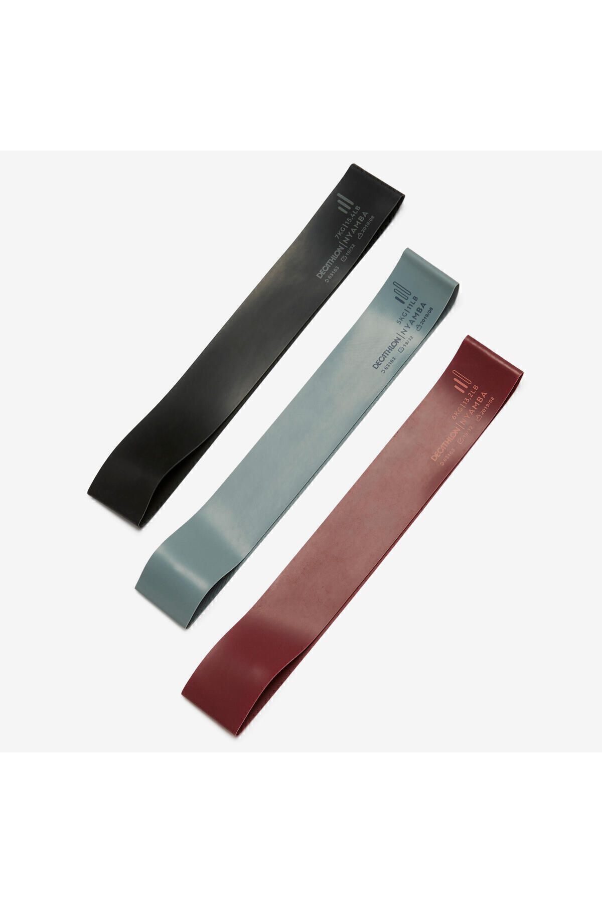 Domyos Mini Pilates Bandı Seti X3 - 5/6/7 Kg - Kauçuk