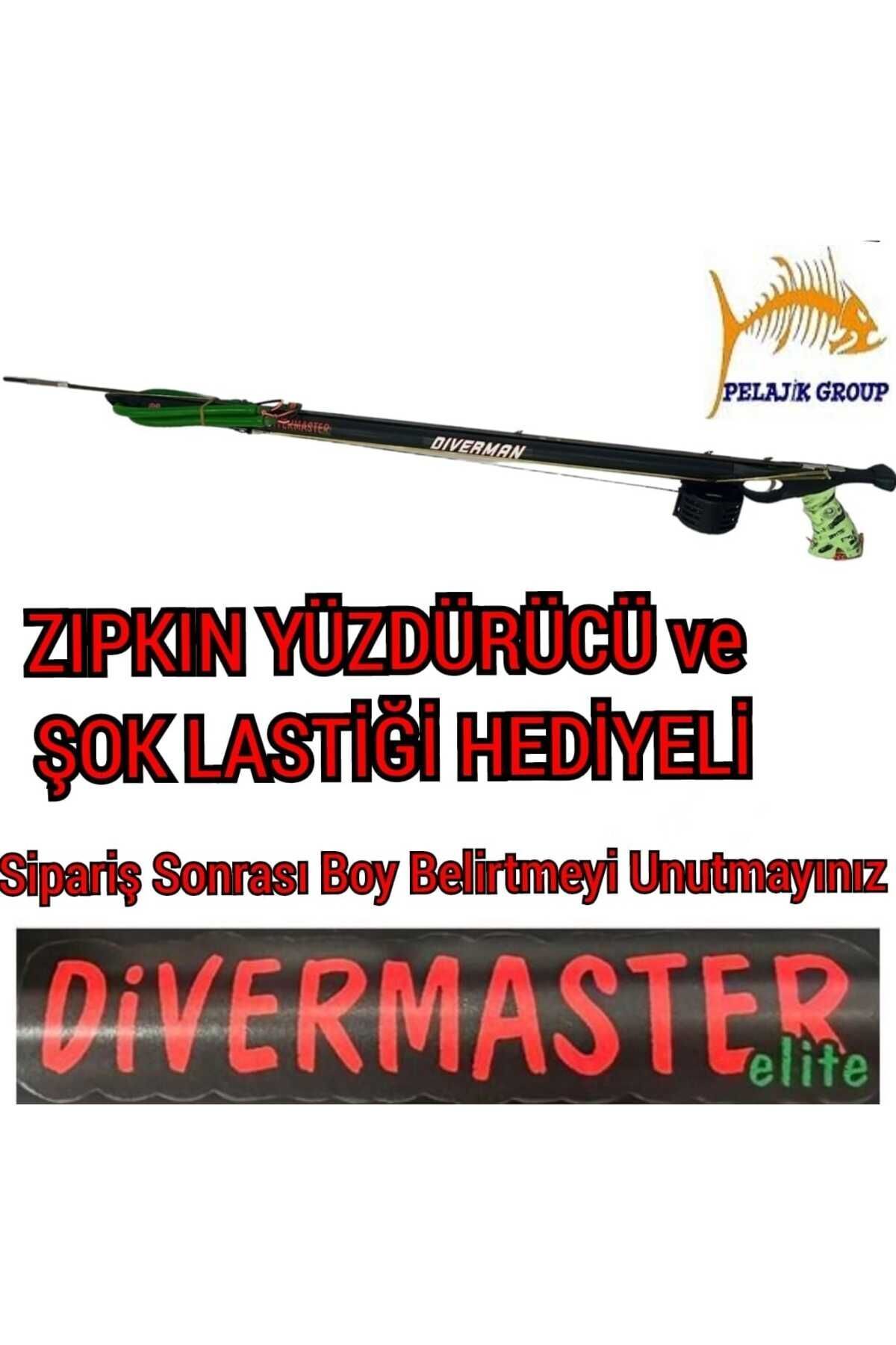 Pelajik Yeni Nesil Divermaster Elite Çift Lastikli Makaralı Açık Kafa Zıpkın Tüm Boylar