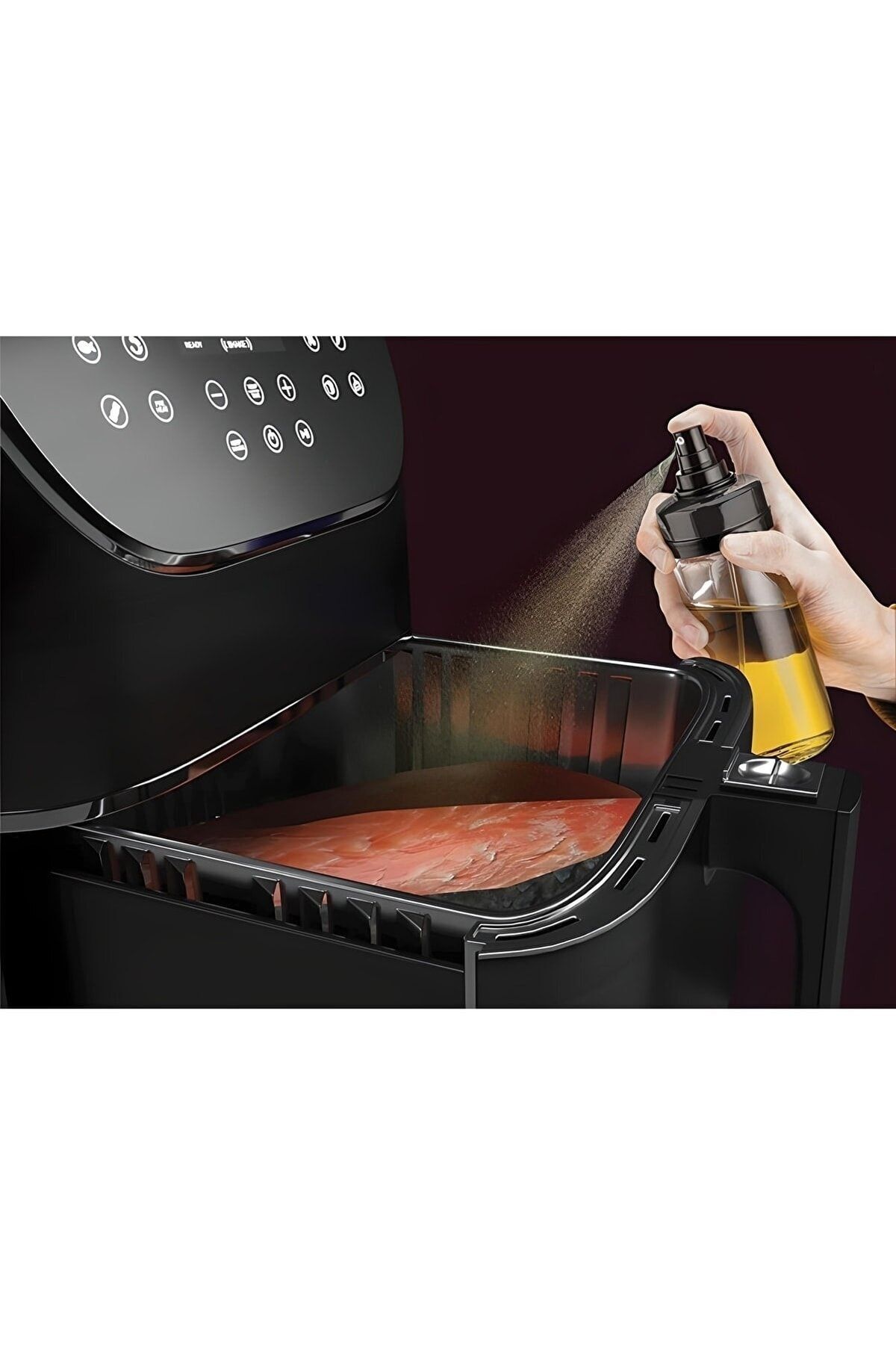 Cam Şişe Sprey Yağdanlık Sirkelik - Sprey Yağlık 250 ml - Airfryer Pişirme Öncesi Sprey Yağlık.
