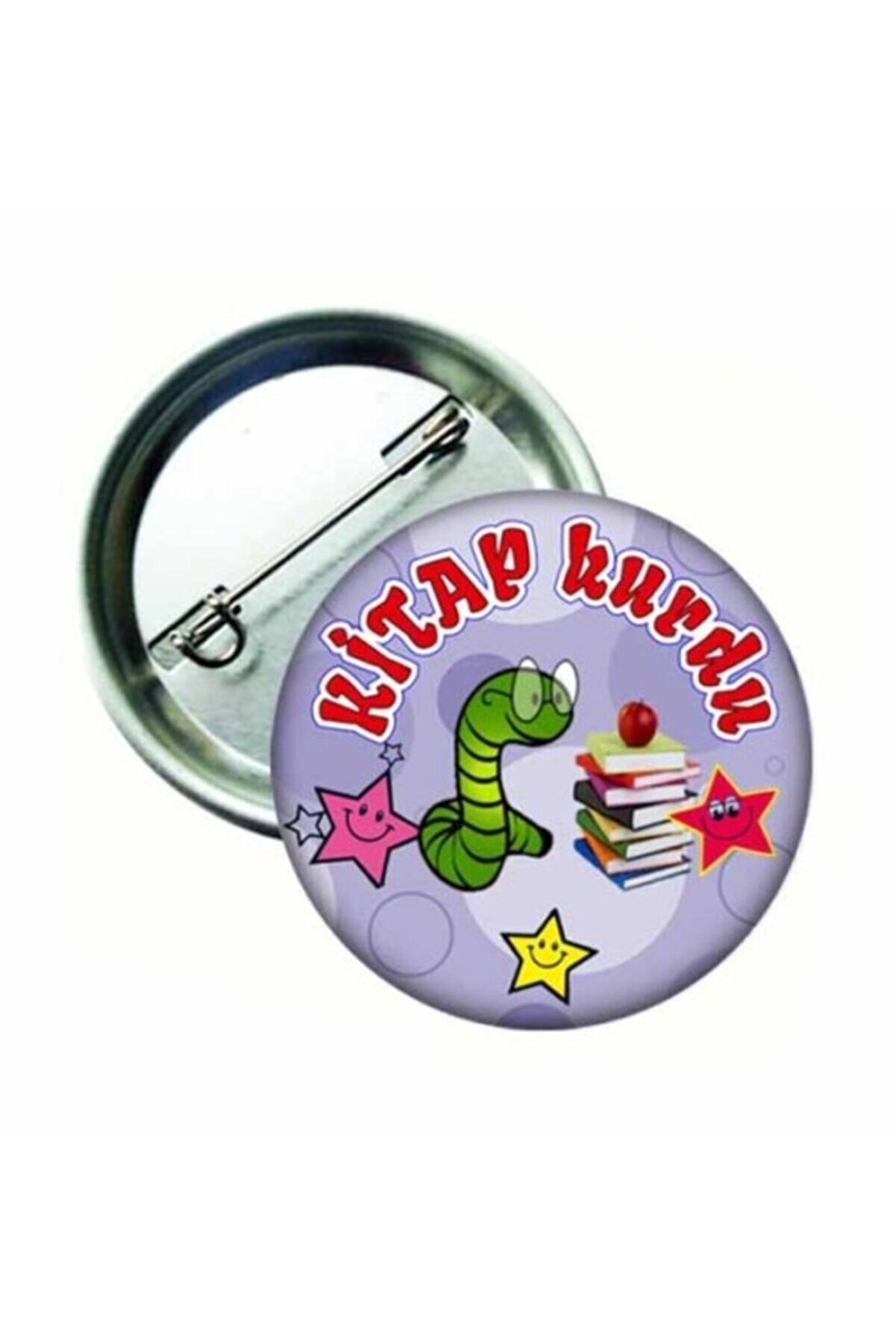 Kitap Kurdu Rozeti 20 Adet