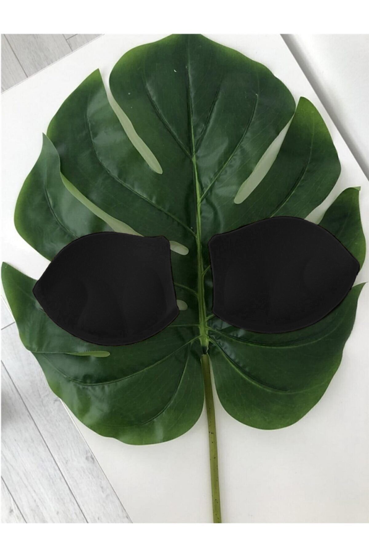 Mayo & Bikini Için Double Dolgu Push Up Siyah