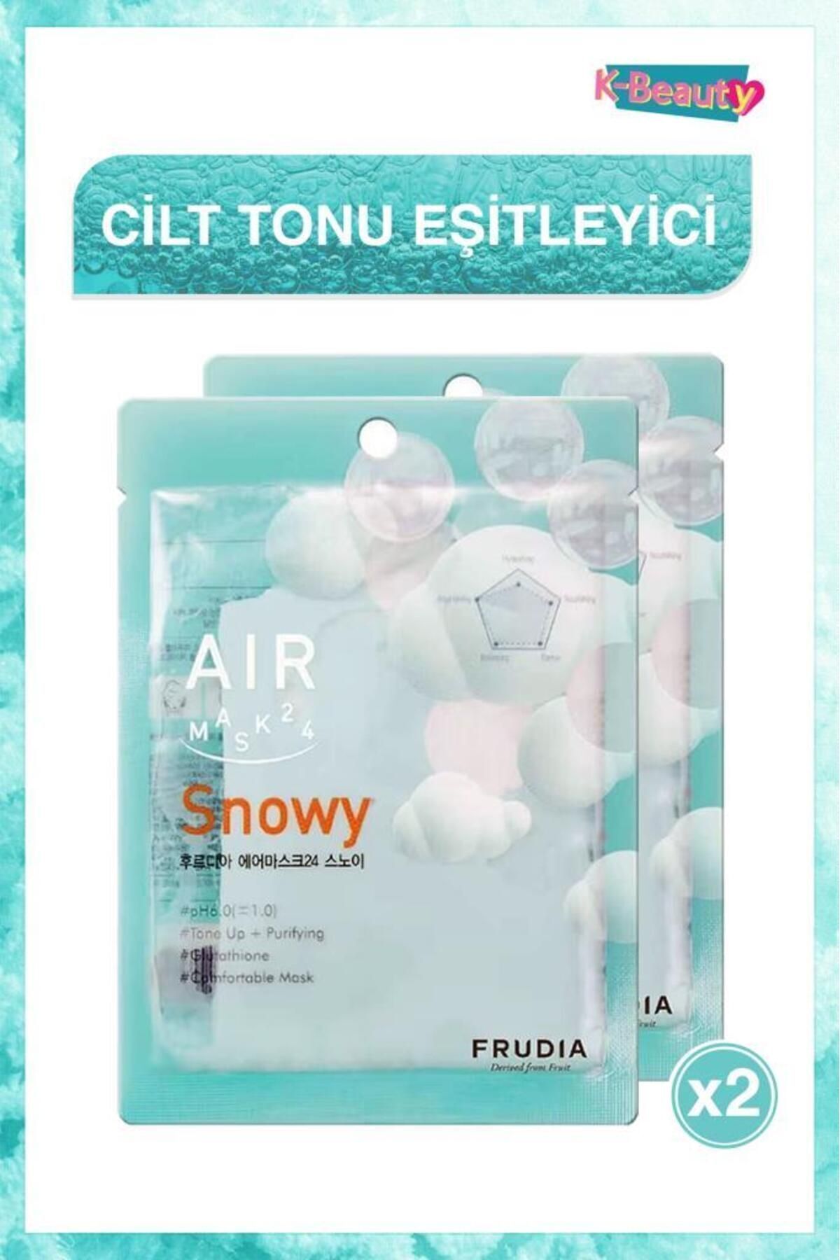 Air Snowy Dengeleyici Maske 2 Adet