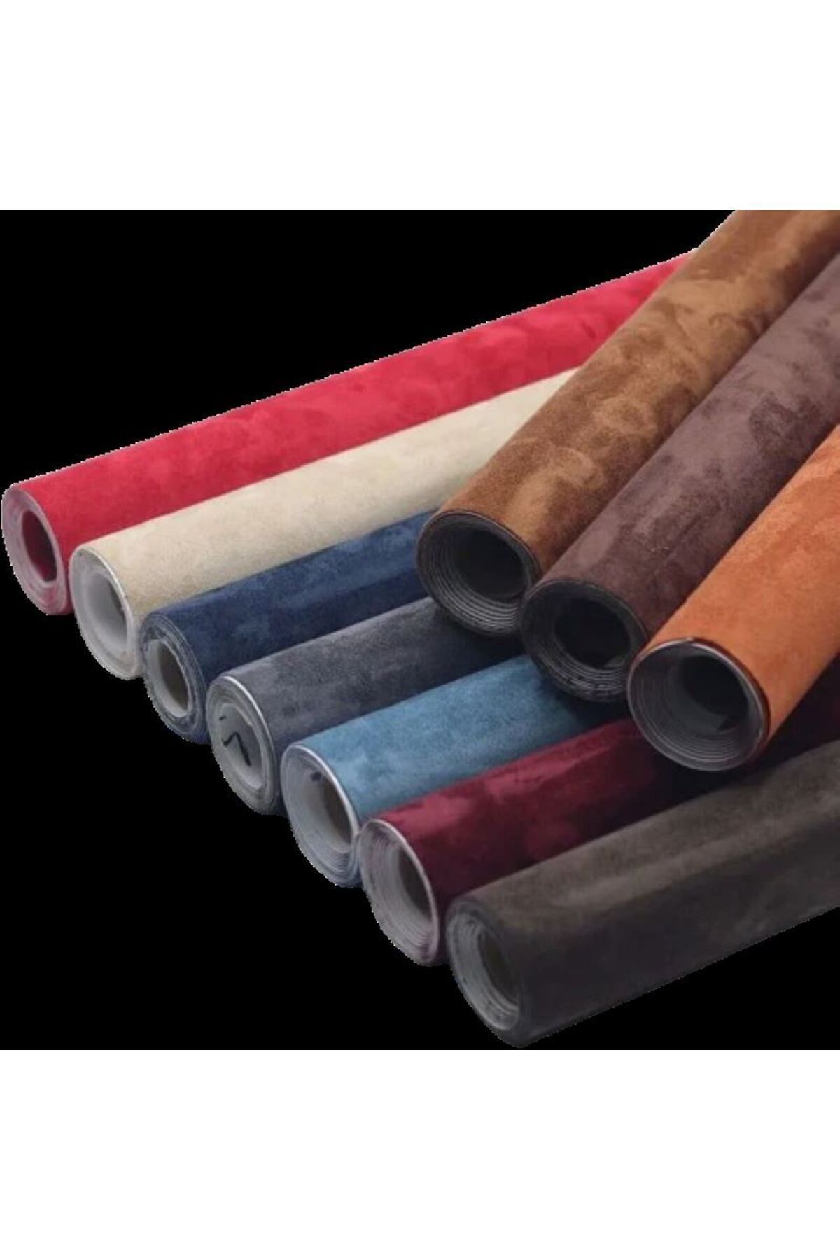 Yapışkanlı Alkantara Kumaş 150cm X 100 Cm Flok Süet Kadife Oto Döşemelik