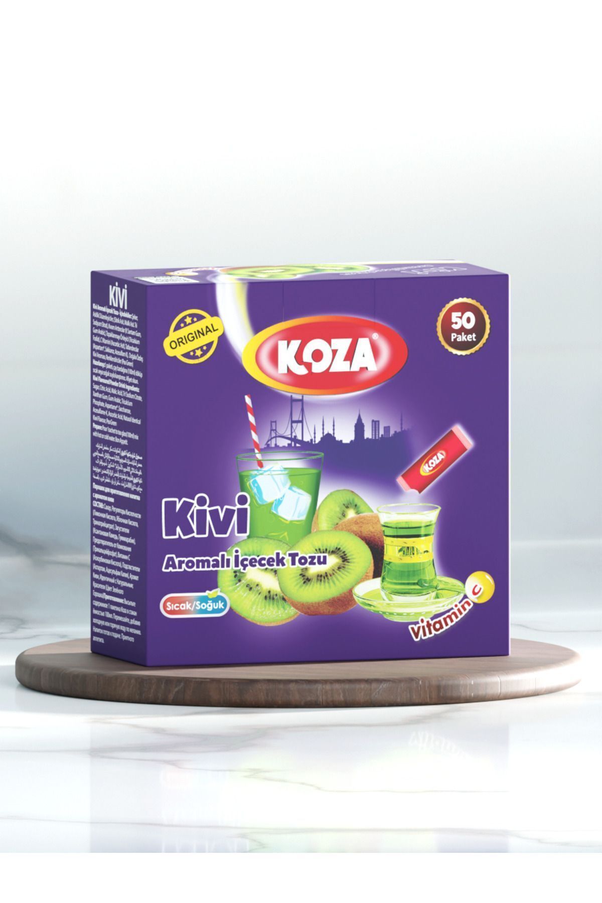 Kivi Aromalı Tek Içimlik Içecek Tozu 50'li