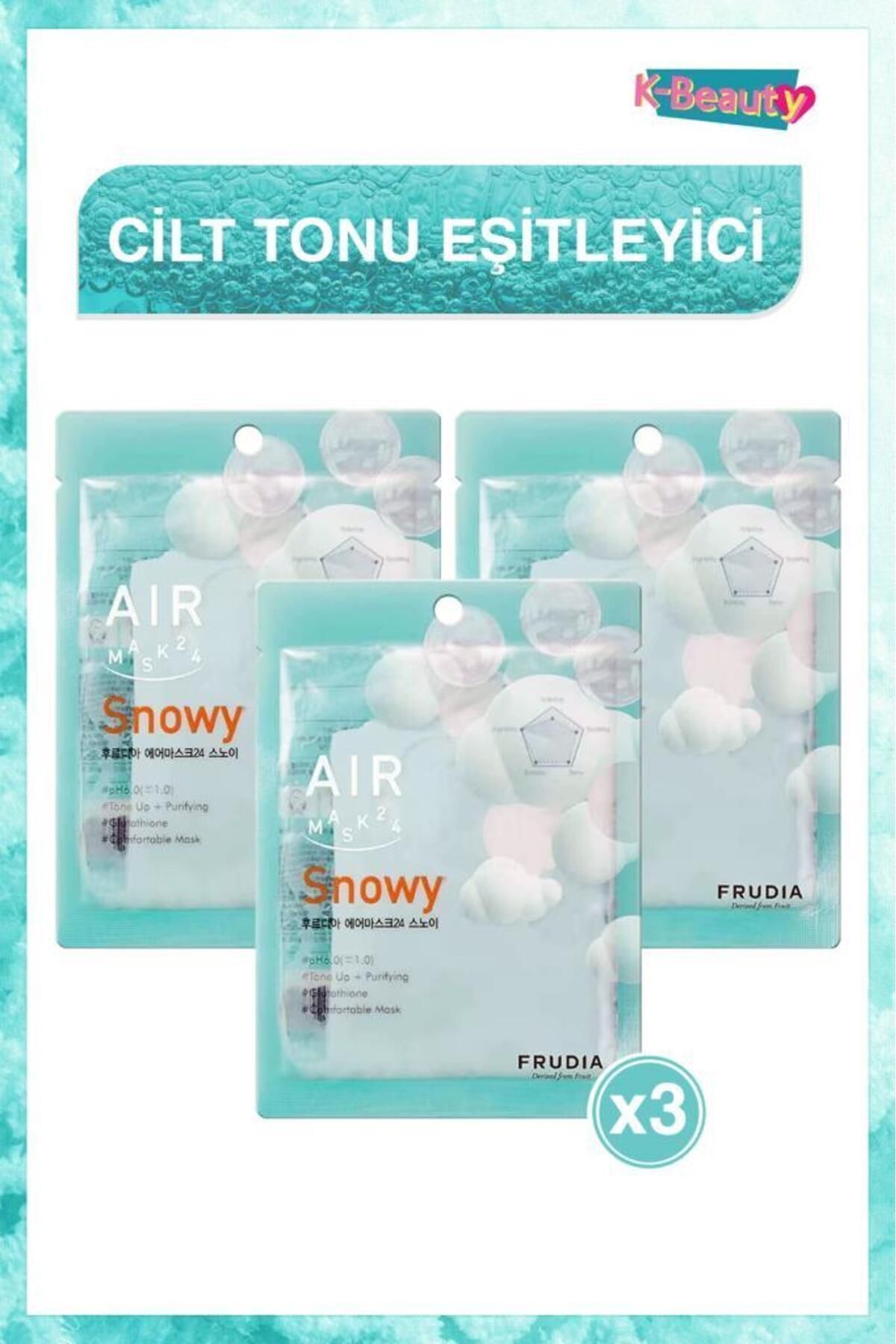 Air Snowy Dengeleyici Maske 3 Adet
