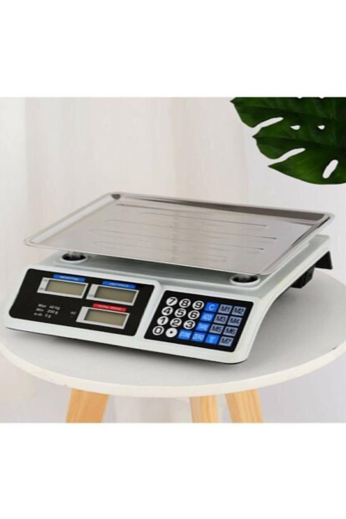 40 Kg Şarjlı Büyük Akülü Elektronik Dijital Hassas Mutfak Manav Bakkal Kasap Terazisi