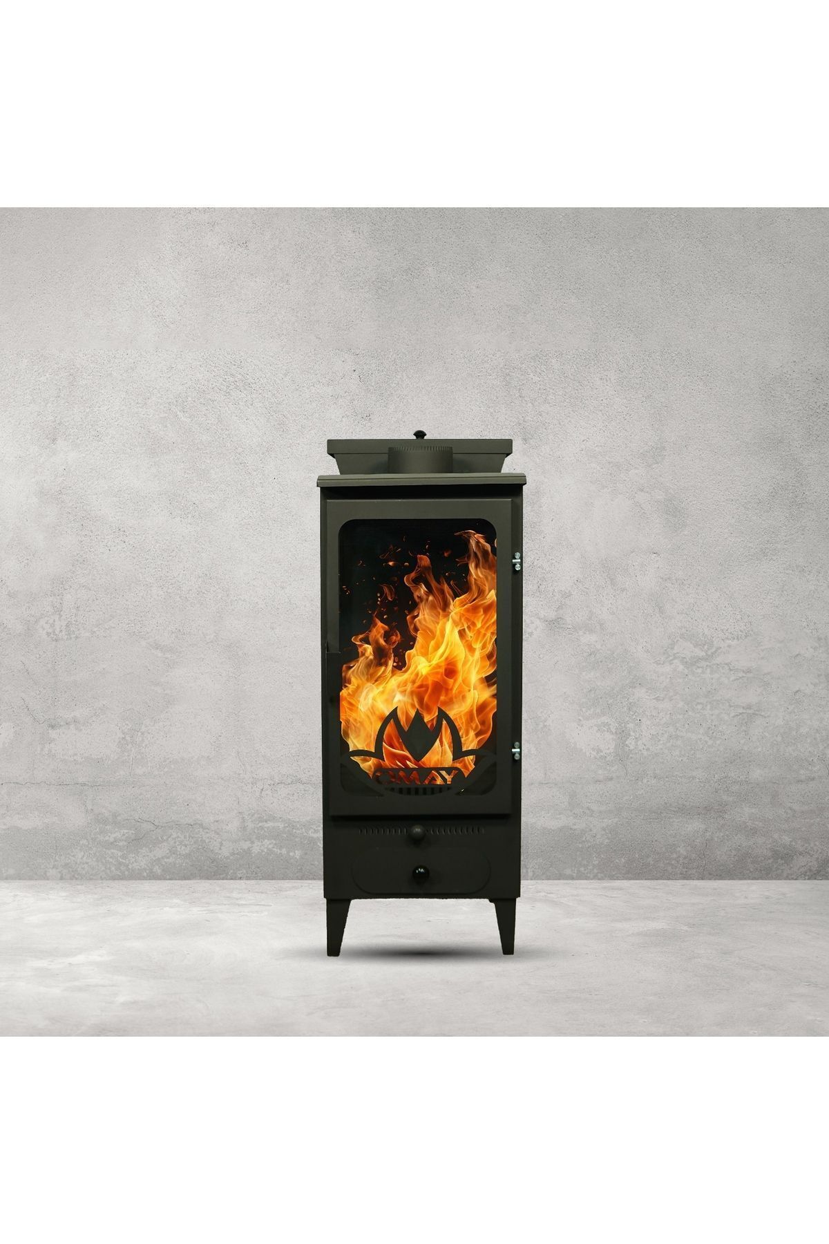Lotus Pelet Sobası Camlı Şömine
