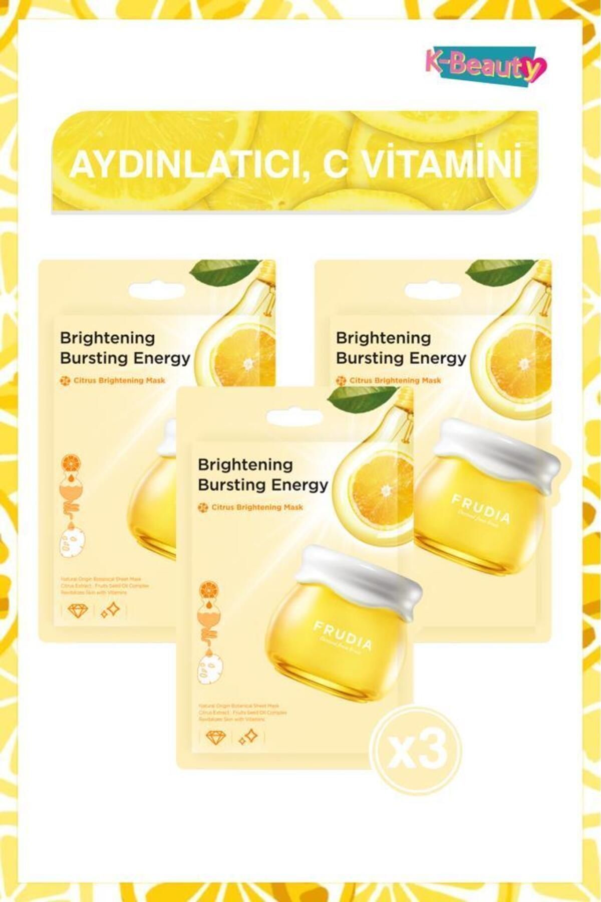 Citrus Aydınlatıcı Yüz Maskesi 3 Adet