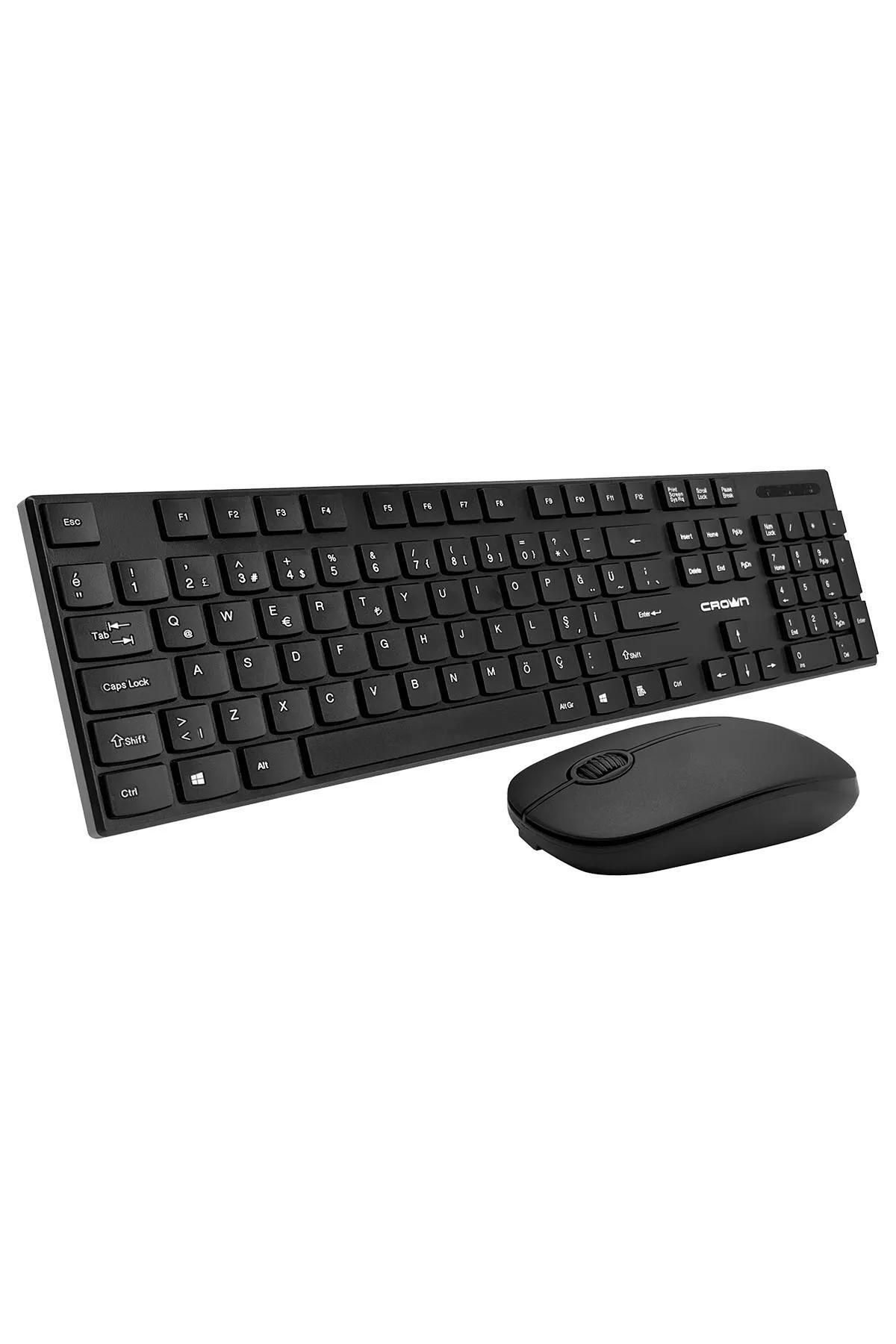 Cmmk-08w Sessiz Usb Kablosuz Türkçe Klavye Mouse Seti