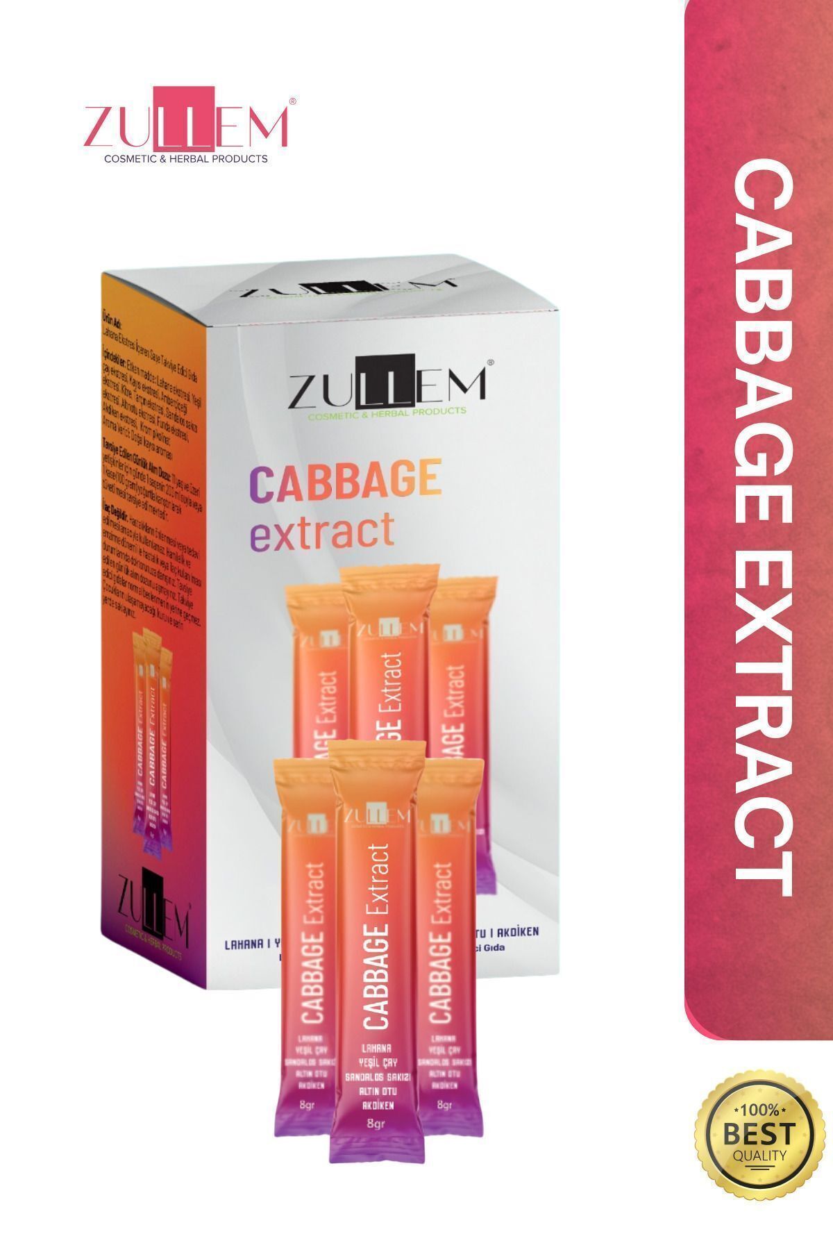 Cabbage Extract Pow 1 Kutu ( Brüksel Lahana Tozu ) 20 Şase