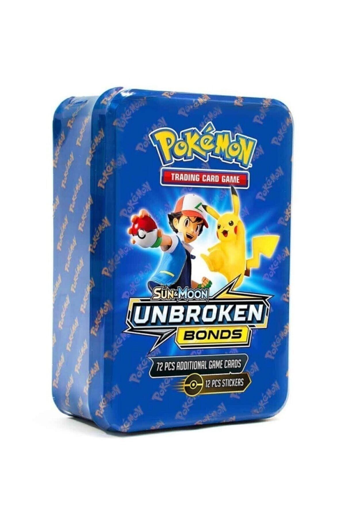 72li 24 Sticker Oyun Kartı Karton Kutu Sun Moon Unbroken Bonds
