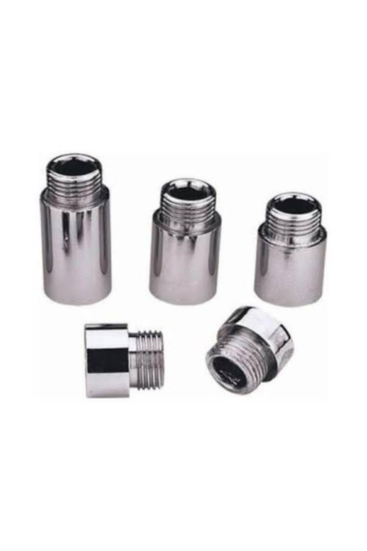 Krom Musluk Uzatma 1/2'' 2.5 cm (5 Adet)