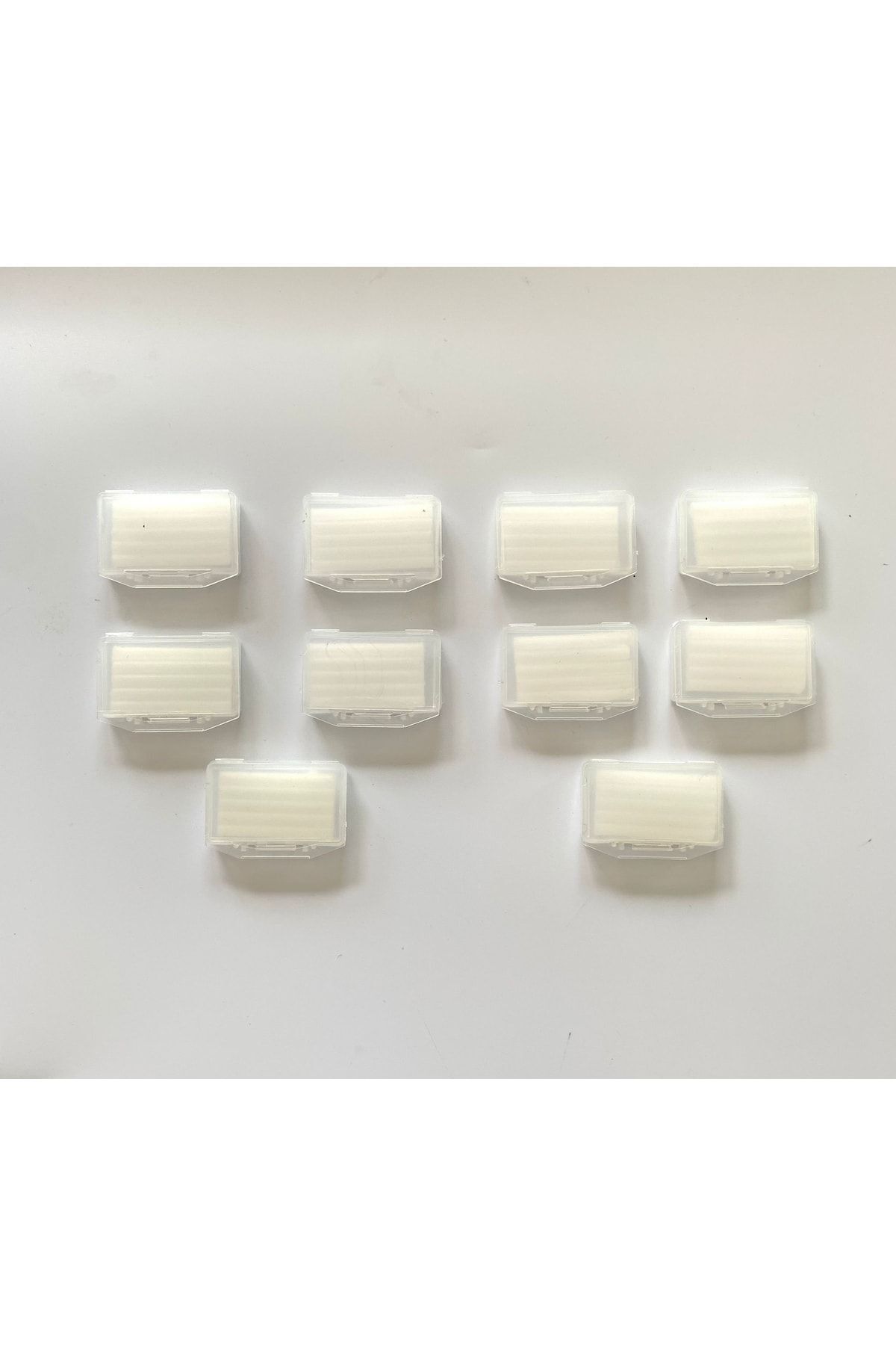 10 Adet Kokusuz Ortodonti Mumu- Diş Teli Mumu - Braket Mumu Wax- Ortodontik Wax -10 Sade