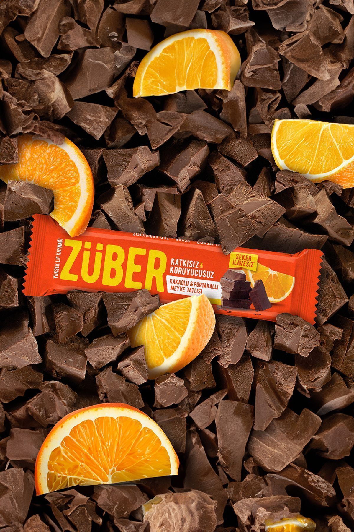 Kakaolu Ve Portakallı Meyve Bar 40 Gr X 12 Adet