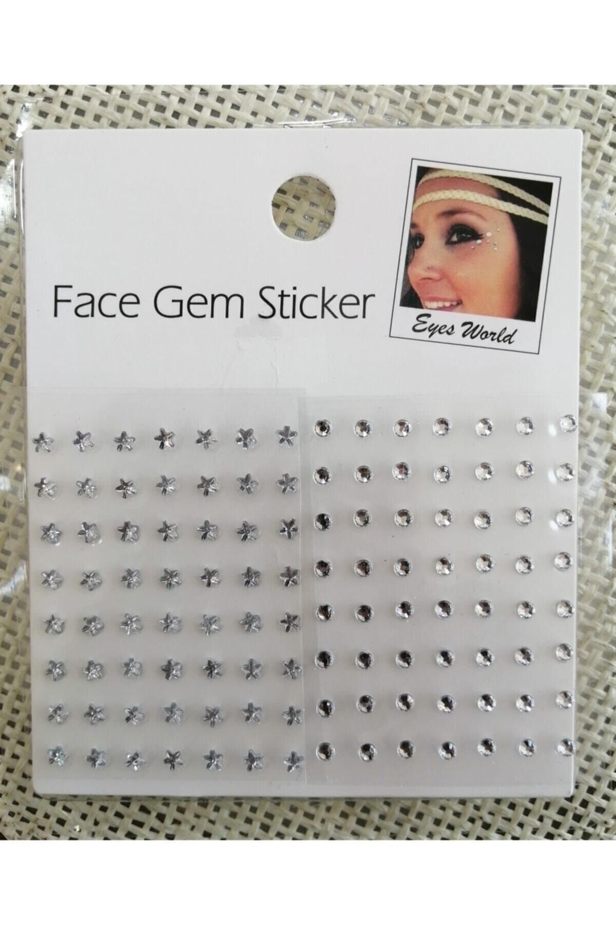 Vücut Ve Yüz Taşı Stickers 100 Adet