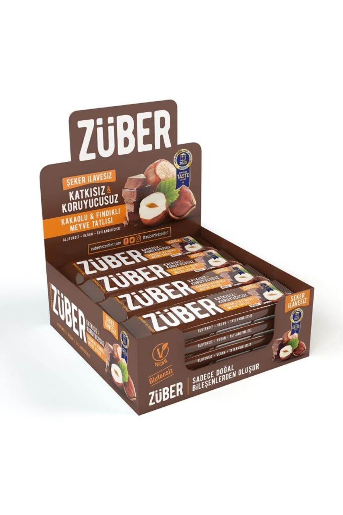 Kakaolu ve Fındıklı Meyve Bar 40gr  X 12 Adet