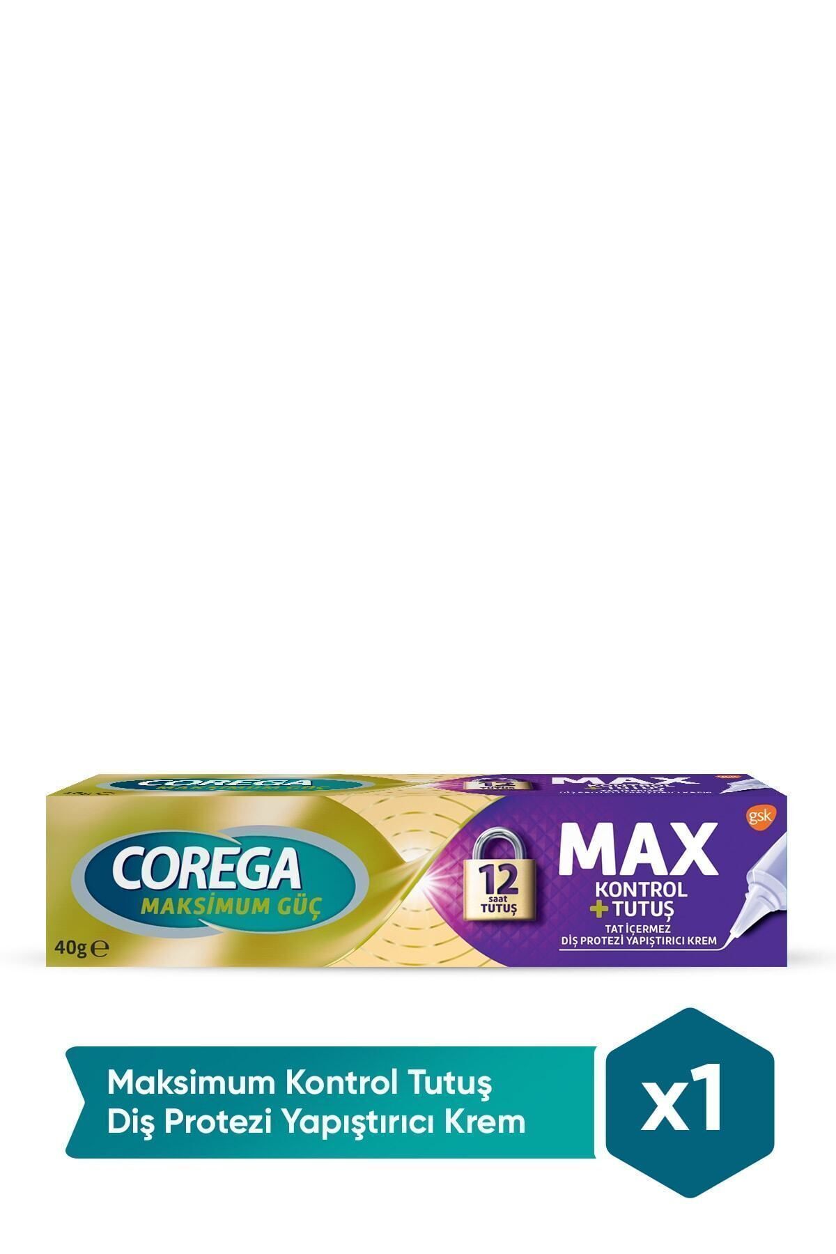Maksimum Kontrol Protez Yapıştırıcı Krem 40gr Cbkshop
