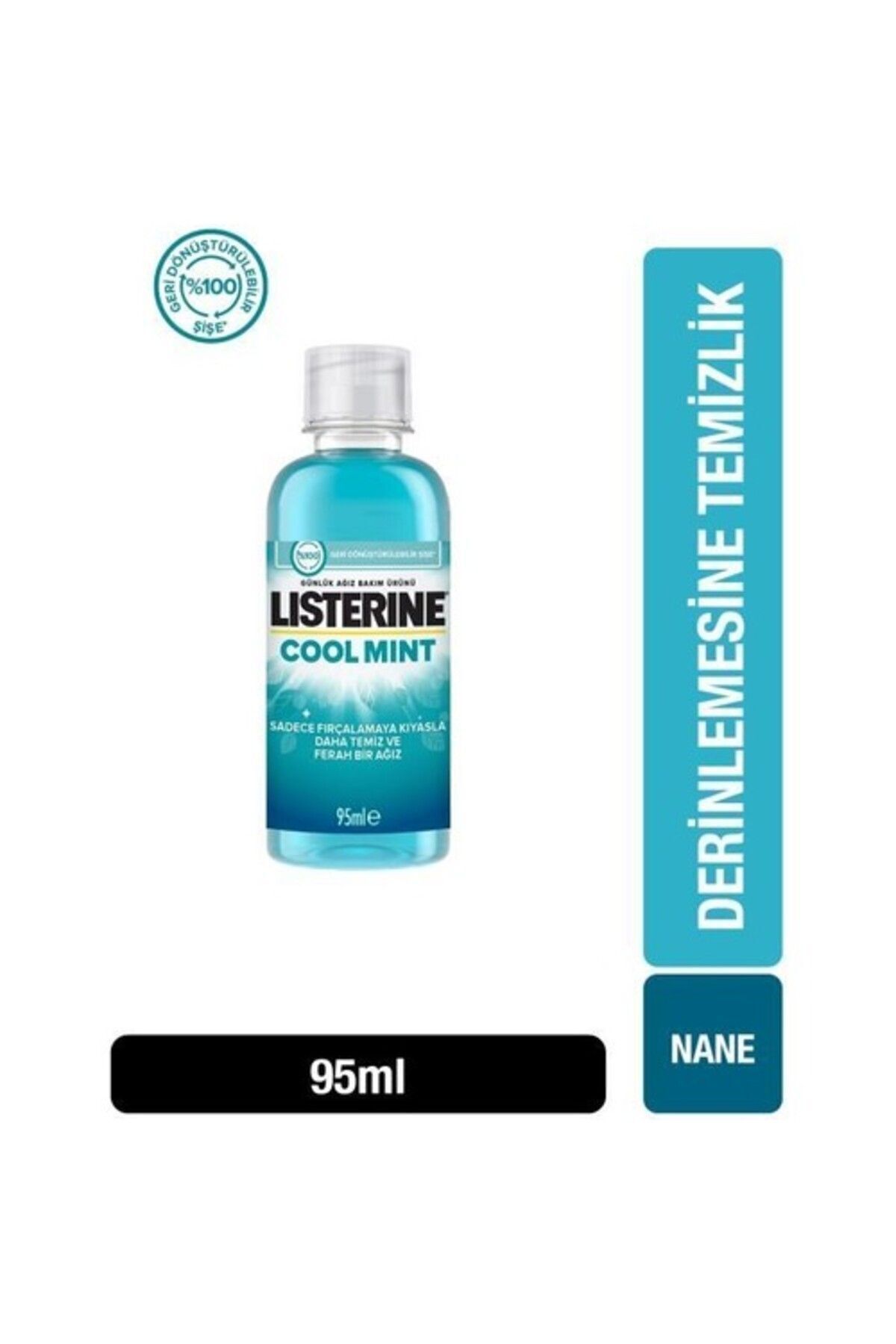 Cool Mint Ağız Bakım Suyu 95 ml Seyahat Boy