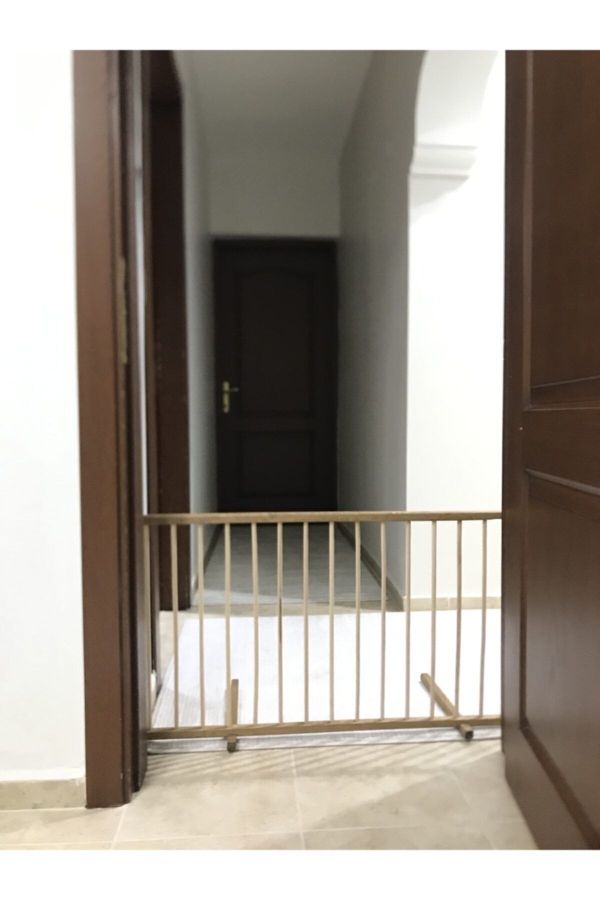 Ahşap Kapı Önü Bariyer Güvenlik Kapısı  Kapı Önü Çit