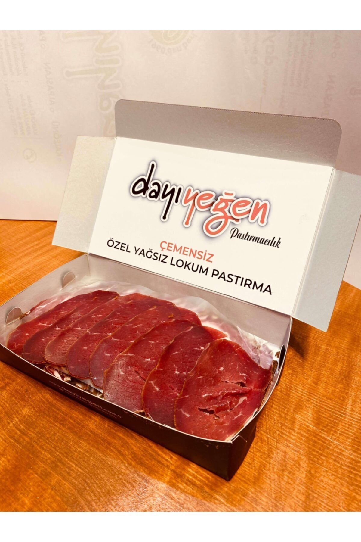 Dayı Yeğen Çemensiz Özel Yağsız Pastırma 1 Kg Doğal - Kayseri