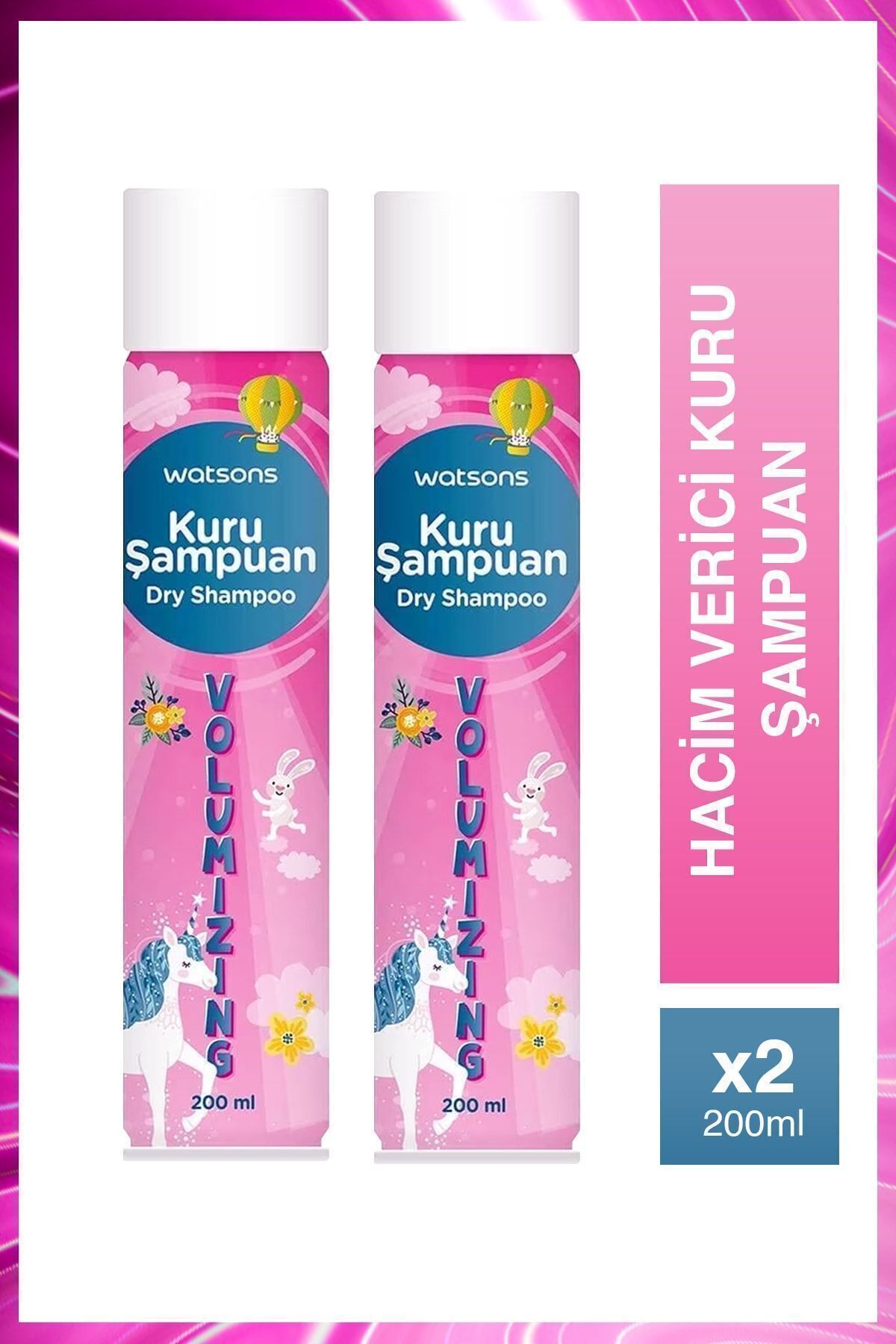 Kuru Şampuan Volumizer 200 ml 2 Adet