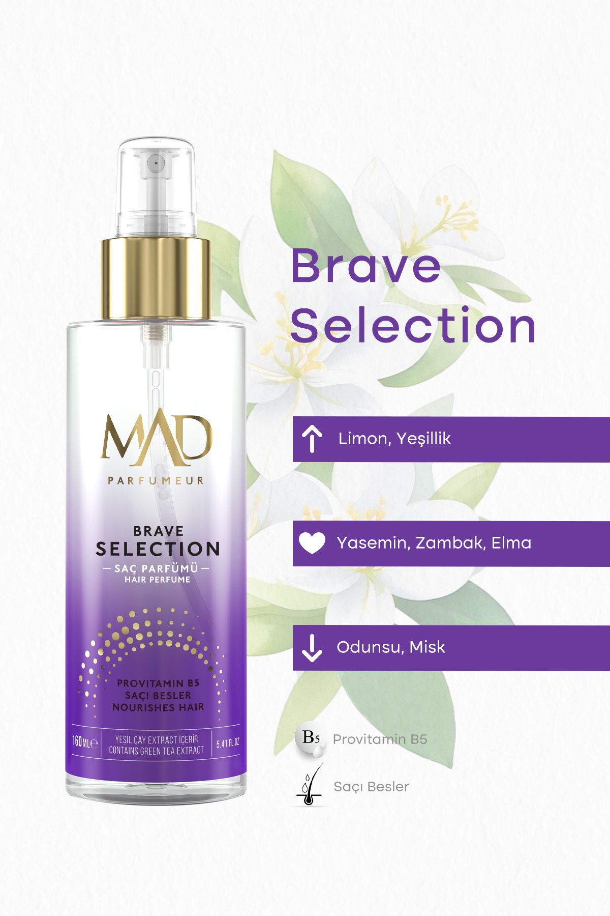 Mad Brave Selection 160 ml Saç Parfümü
