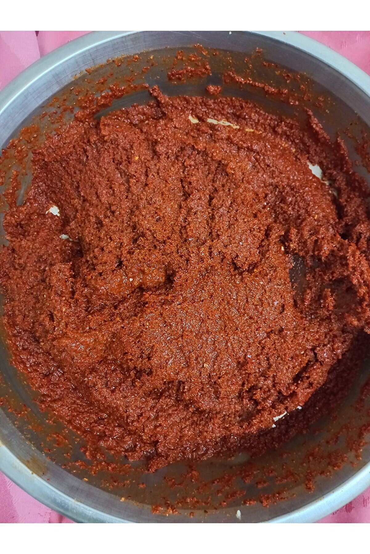 Maraş Çemeni 350 gr Ilikli Kemik Suyundan Ev Yapımı Çaman Acılı Afşin Çemen Acılı Çemen Kahvaltılık