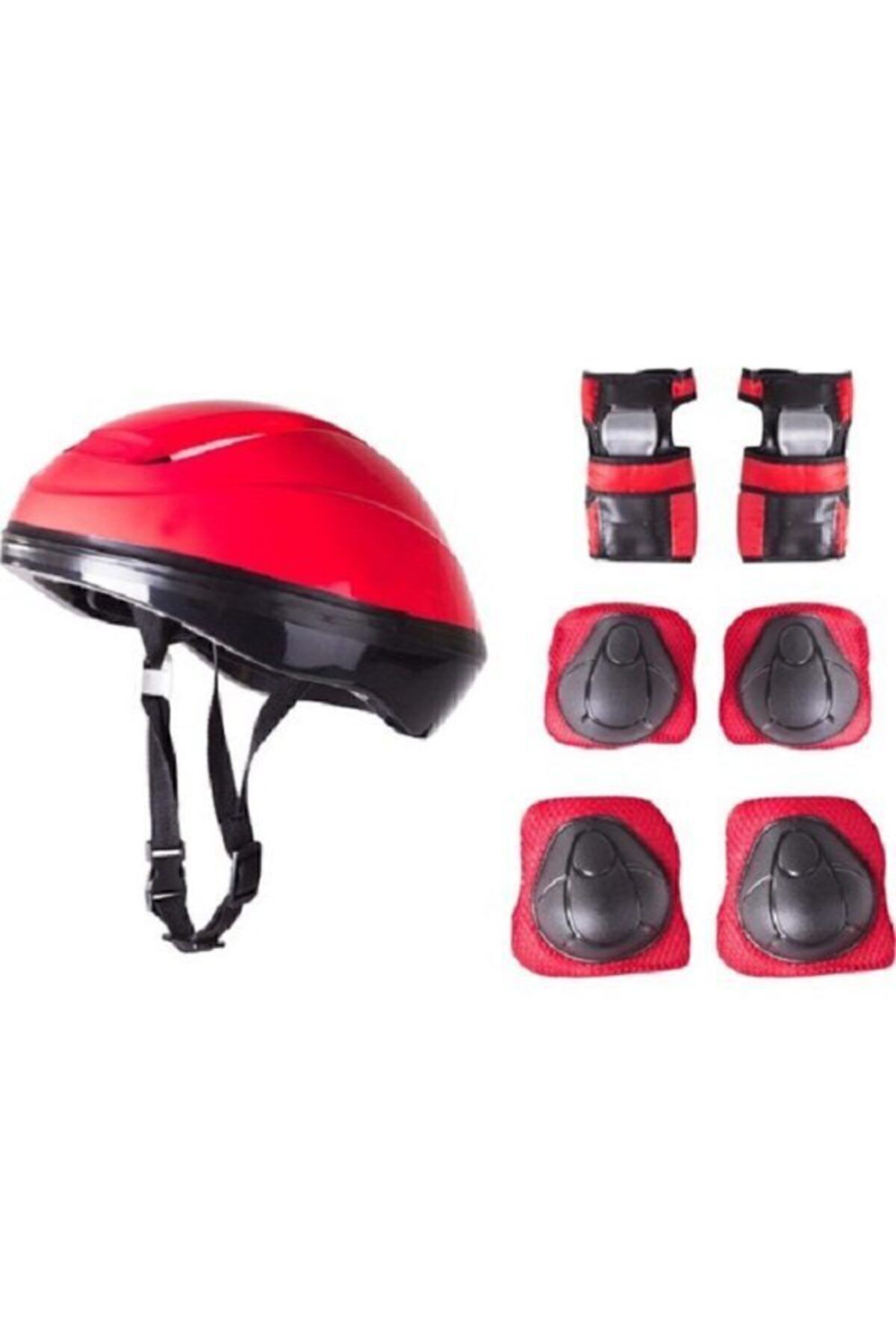 Kask Dizlik Dirseklik Koruyucu Set Paten Scooter Kay Kay Koruyucu Set