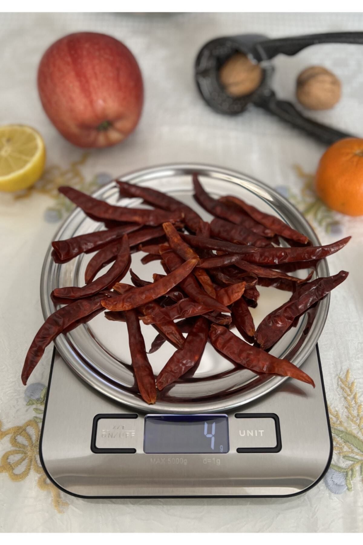 10-kg Hassas Mutfak Terazi-paslanmaz Gövde Çelik Kefeli
