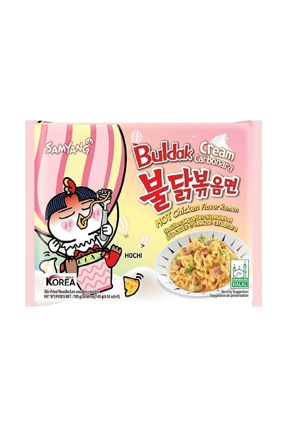 Creamy Carbonara Buldak Hot Chicken Flavor Ramen 140 gr