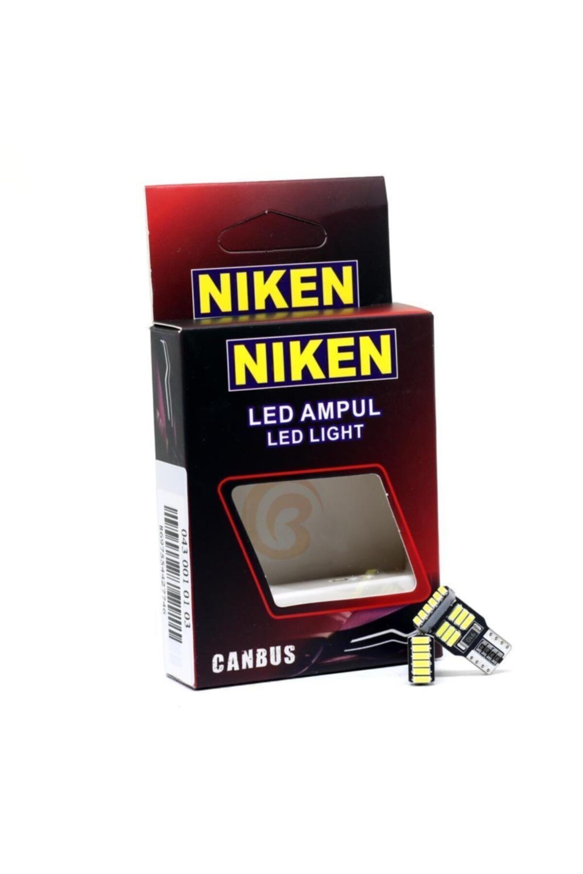 12v T10 Dipsiz Ampul 18 Led'li 2’li Set - Beyaz Işık