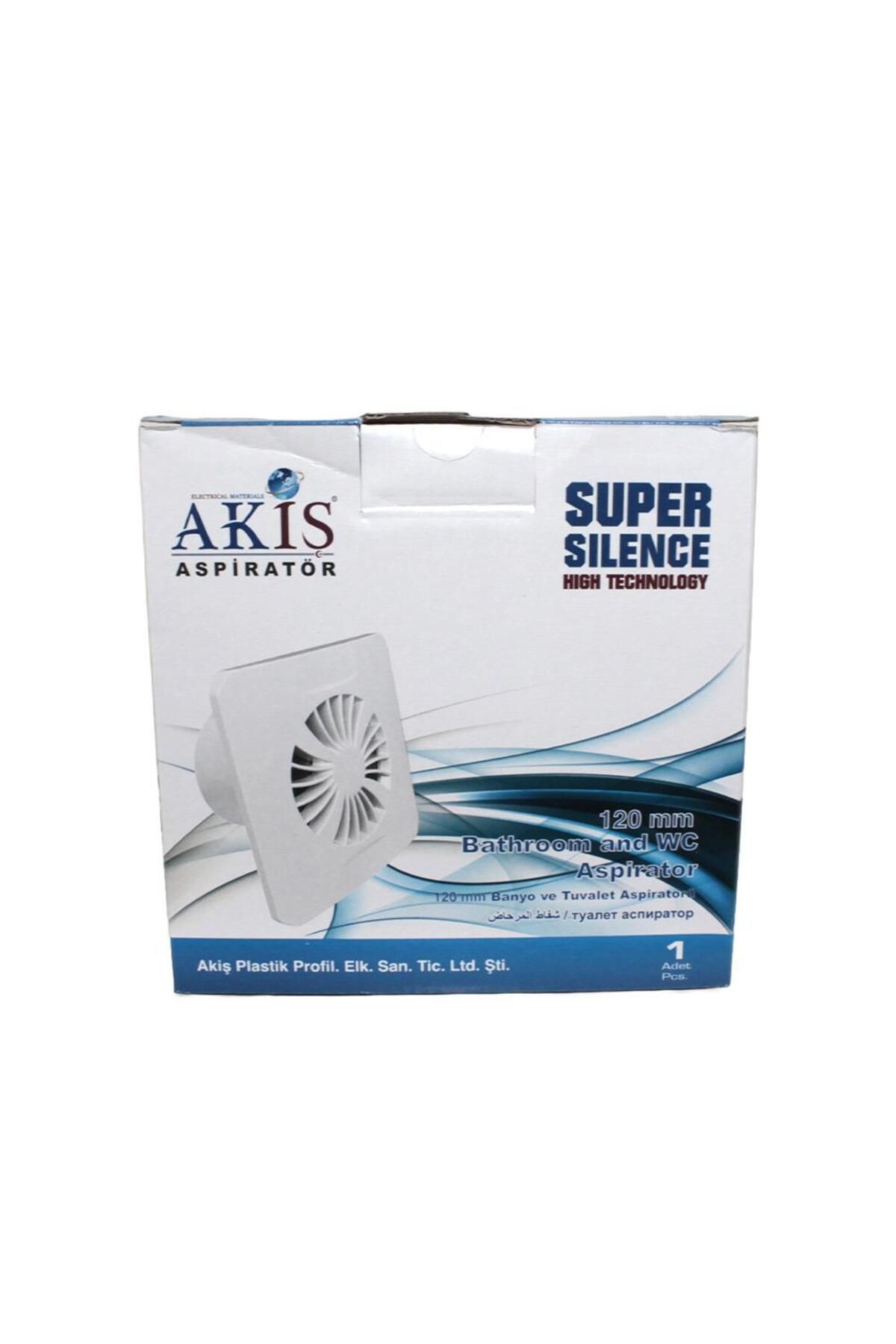 Ak-c120 120'lik Banyo Ve Tuvalet Aspiratör Havalandırma Fanı (18,5 CM)