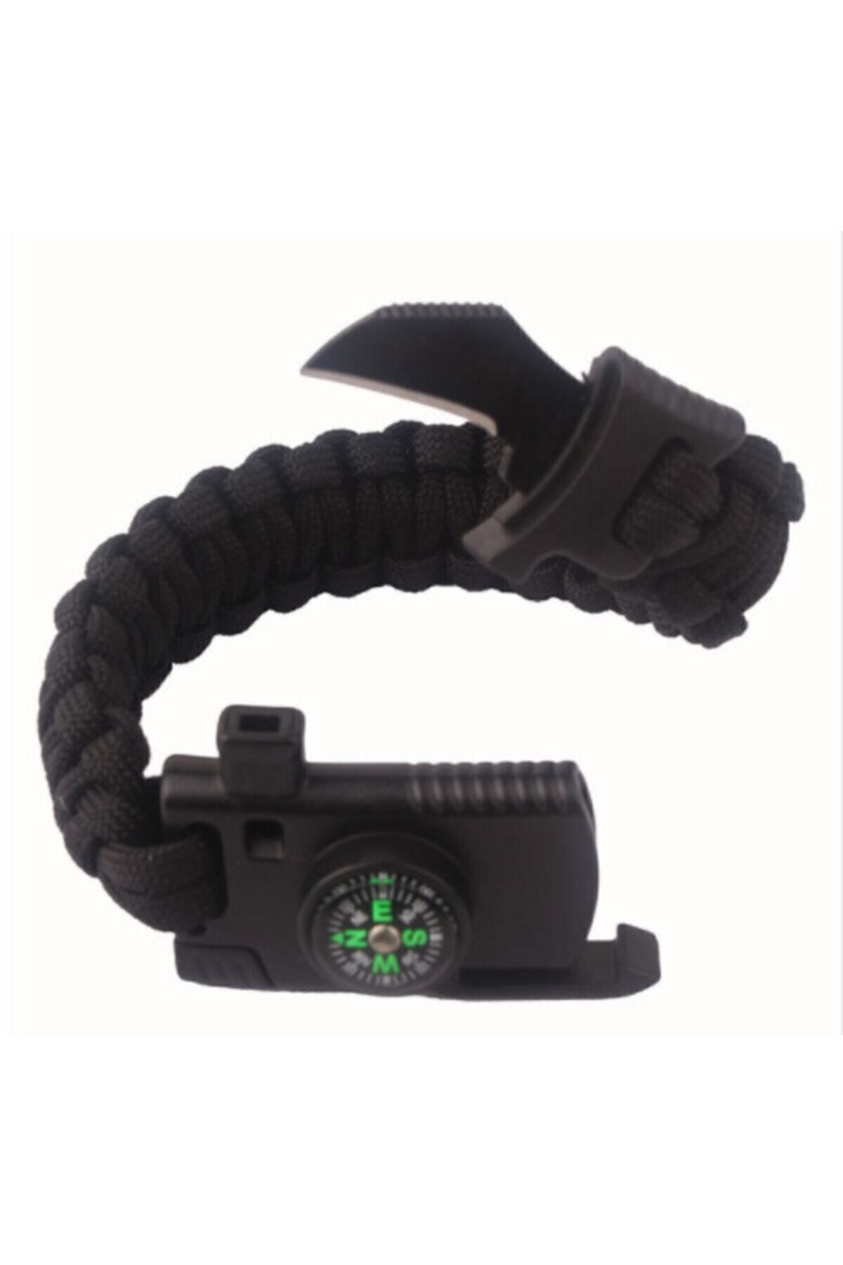 Siyah Unisex Siyah Survival Bileklik