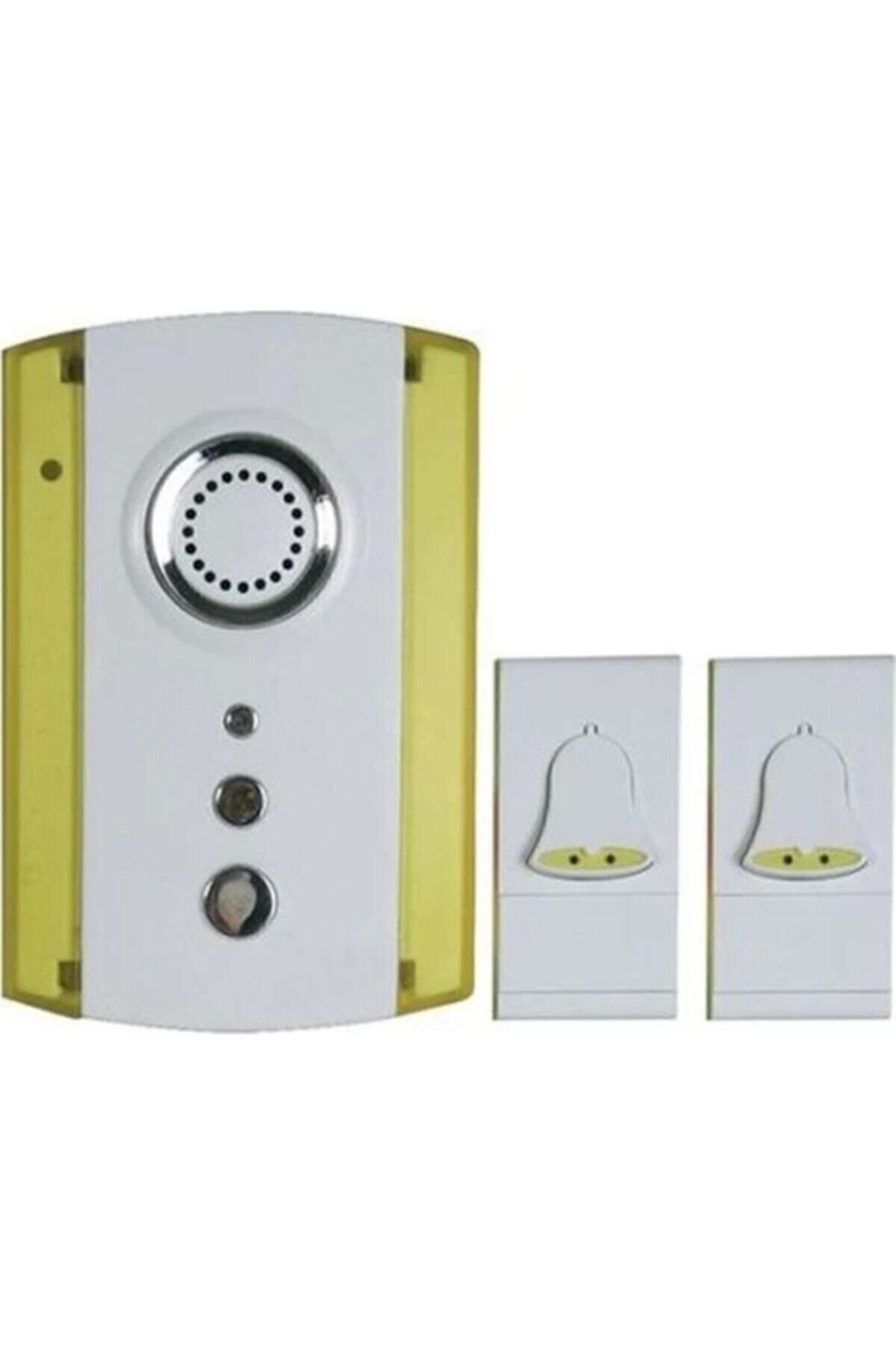 Kablosuz Kapı Zili Uzaktan Kumandalı Tek Zil + 2 Buton Ct-203