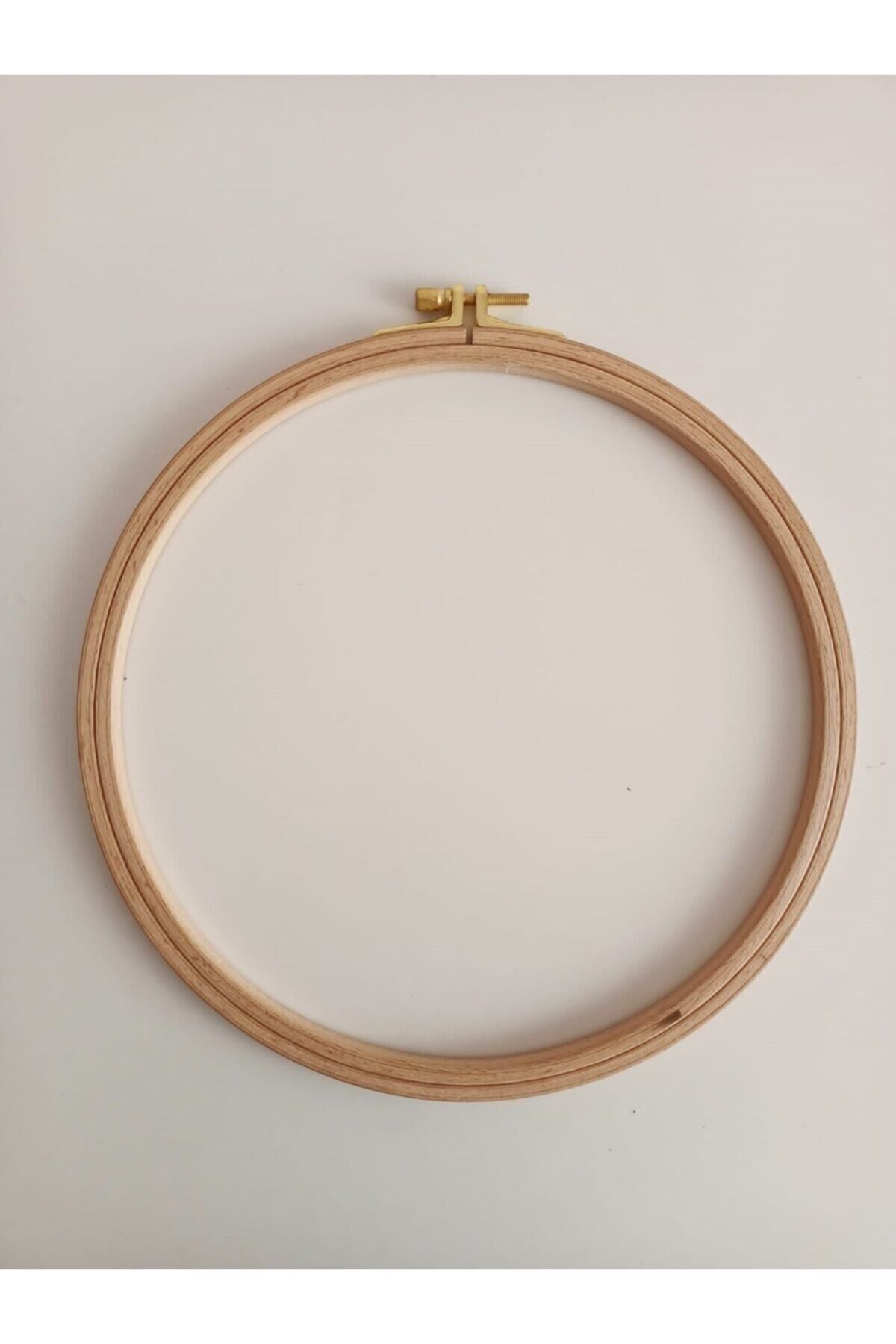 Vidalı Ahşap Kasnak No :5 (22 Cm)