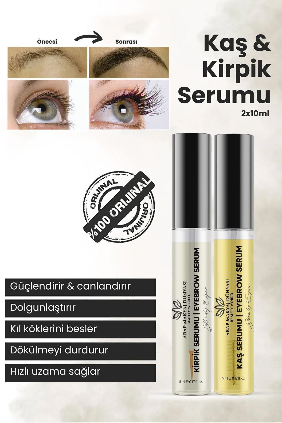 Kaş Kirpik Güçlendirici Serumu